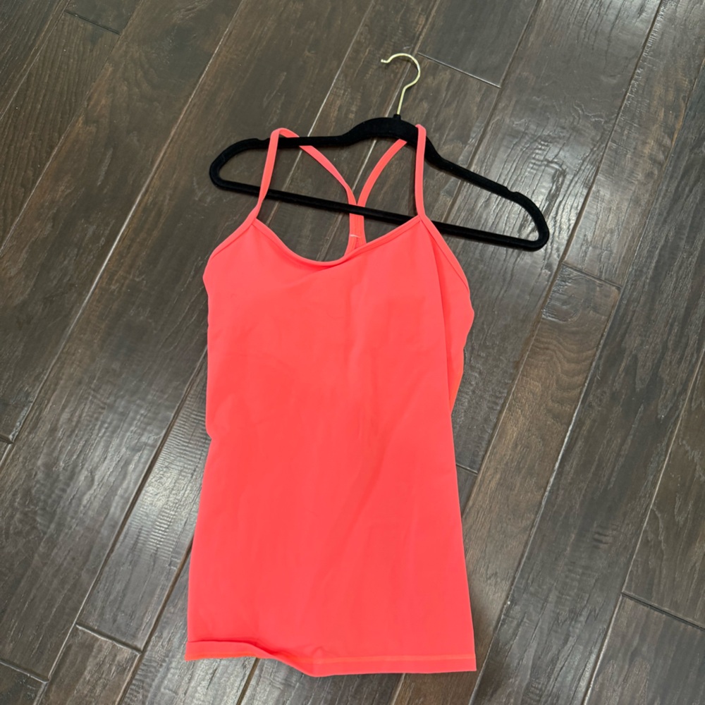 Lululemon align tank, coral, size 10